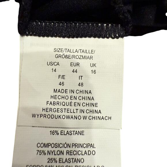 Mimi Flamingo Sonny One Piece NEW black swimsuit 14 - Picture 6 of 8